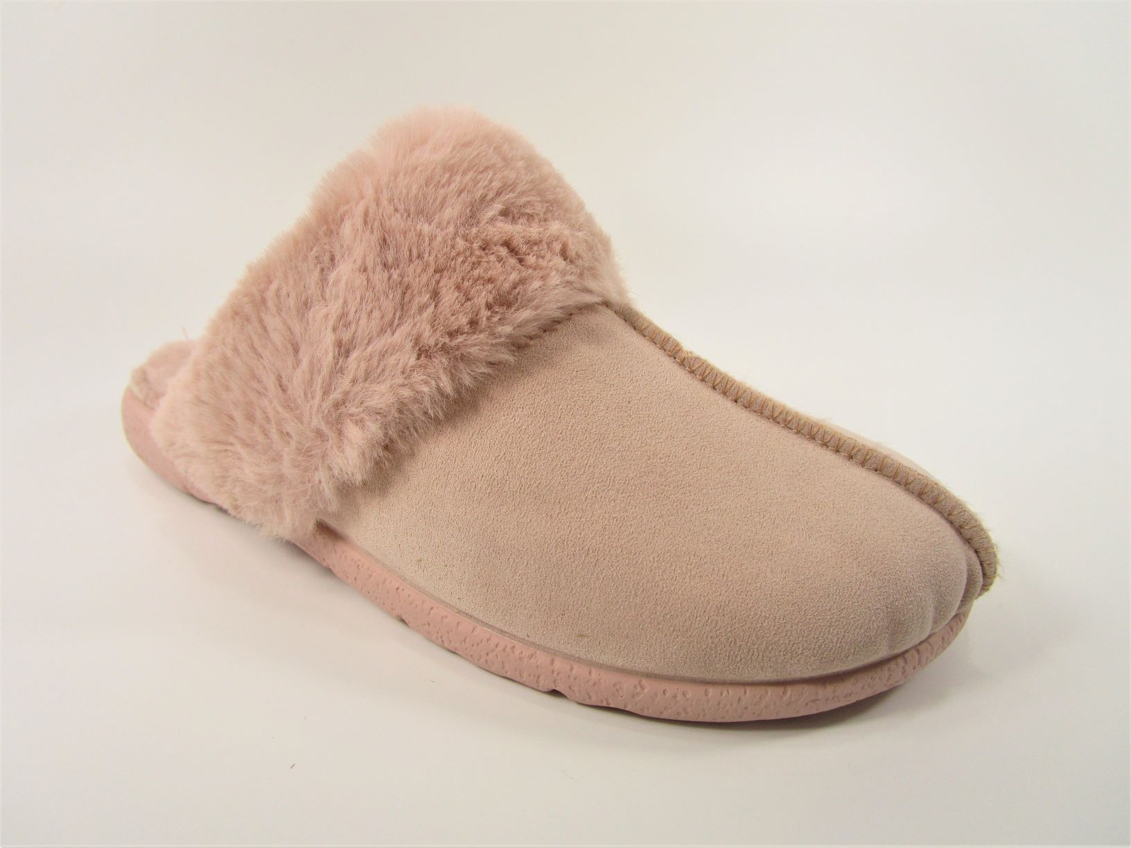 ZAPATILLA DE CASA SIESTA  ANTELINA CUELLO SOFT ROSA