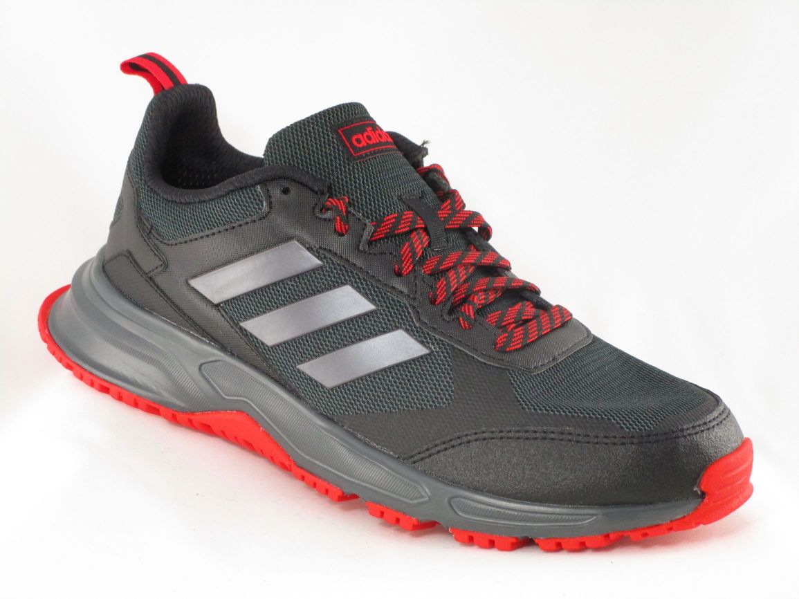 DEPORTIVO RUN ROCKADIA TRAIL 3 TEXTILE/SYNTHETICS NEGRO/ROJO CORDONES