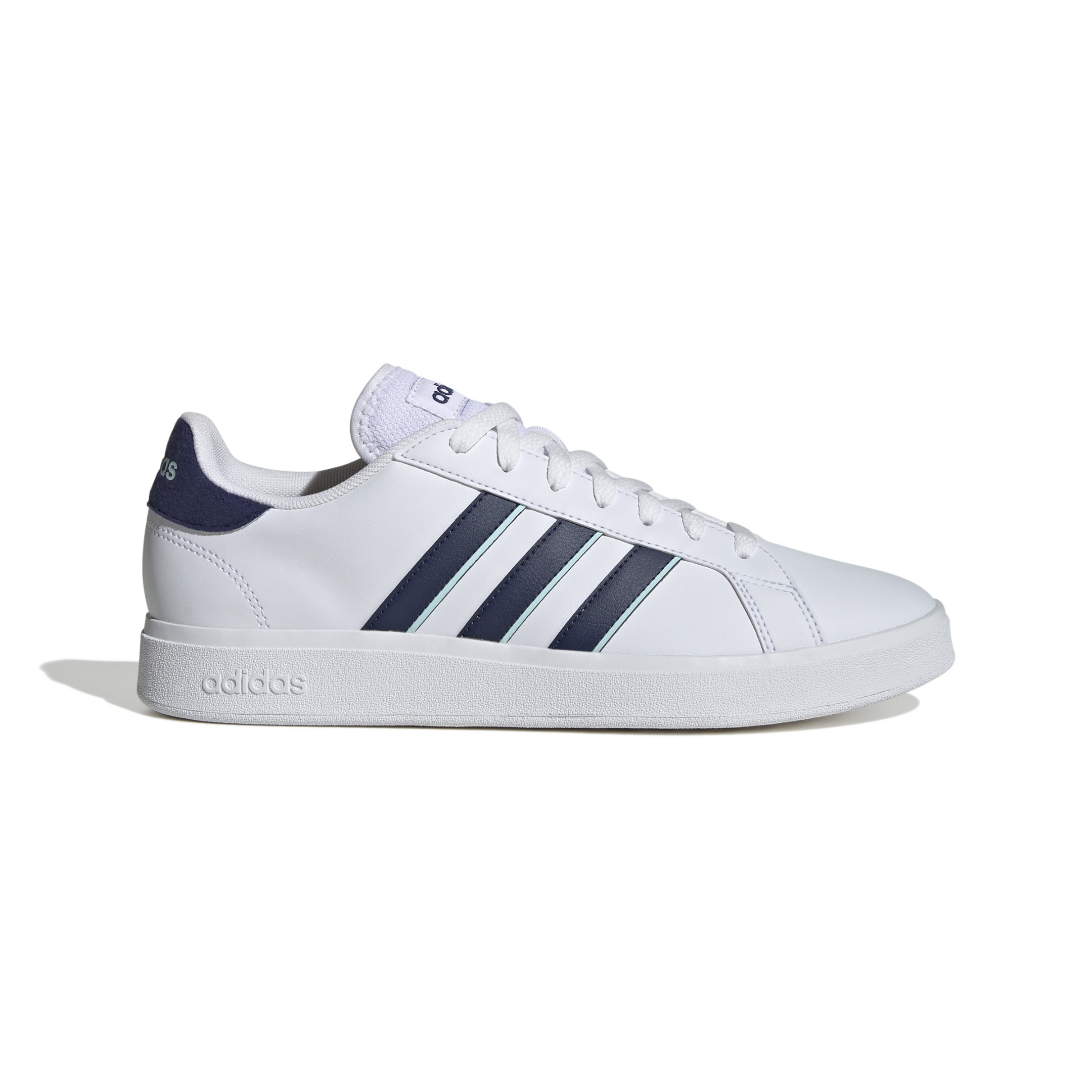 DEPORTIVO GRAND COURT BASE 2.0 CLOUD WHITE / DARK BLUE / SEMI FLASH AQUA