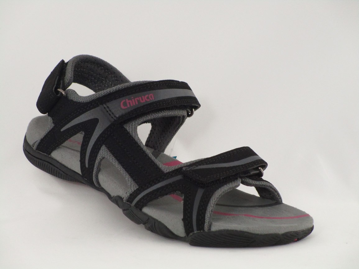 SANDALS SPORT WOMAN CAMBRILS 08 NEGRO VELCROS