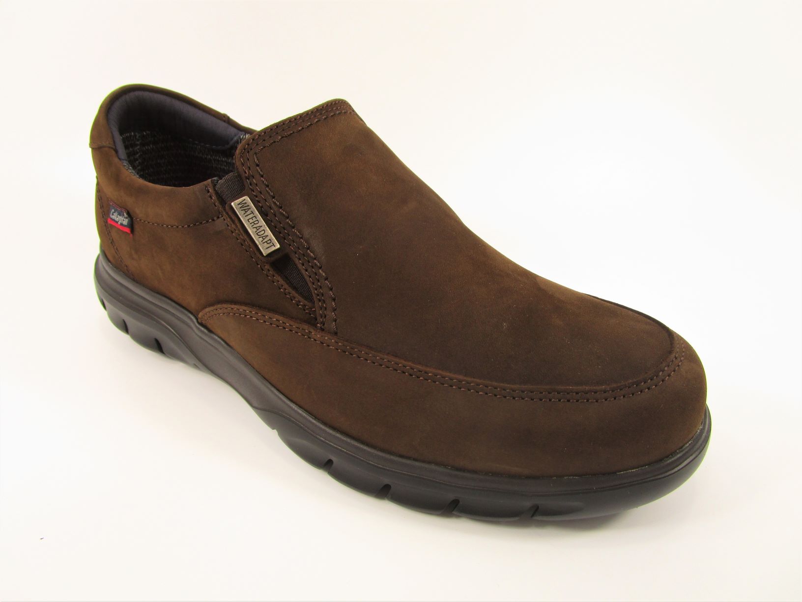 MOCASIN PIEL N.VAL. HIDRO PISO PURE SKY ELASTICOWATER ADAP (PROTECCION TOTAL CONTRA LA LLUVIA) MARRON