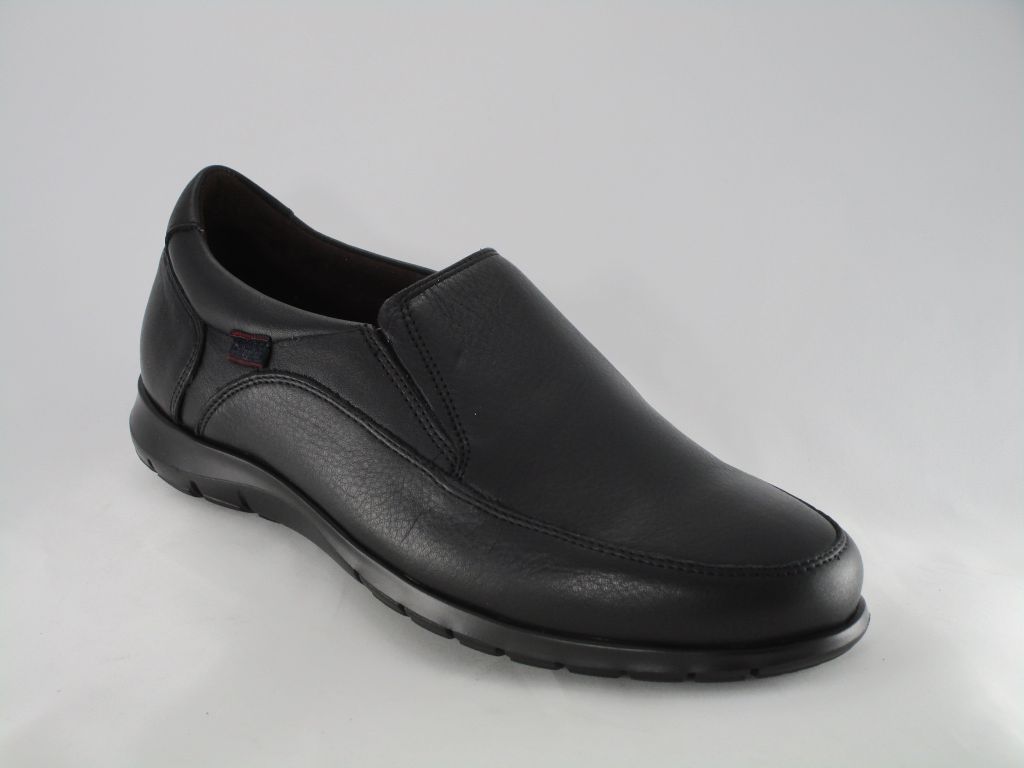 MOCASIN PIEL WINDSOFT PISO SUN ELASTICO NEGRO