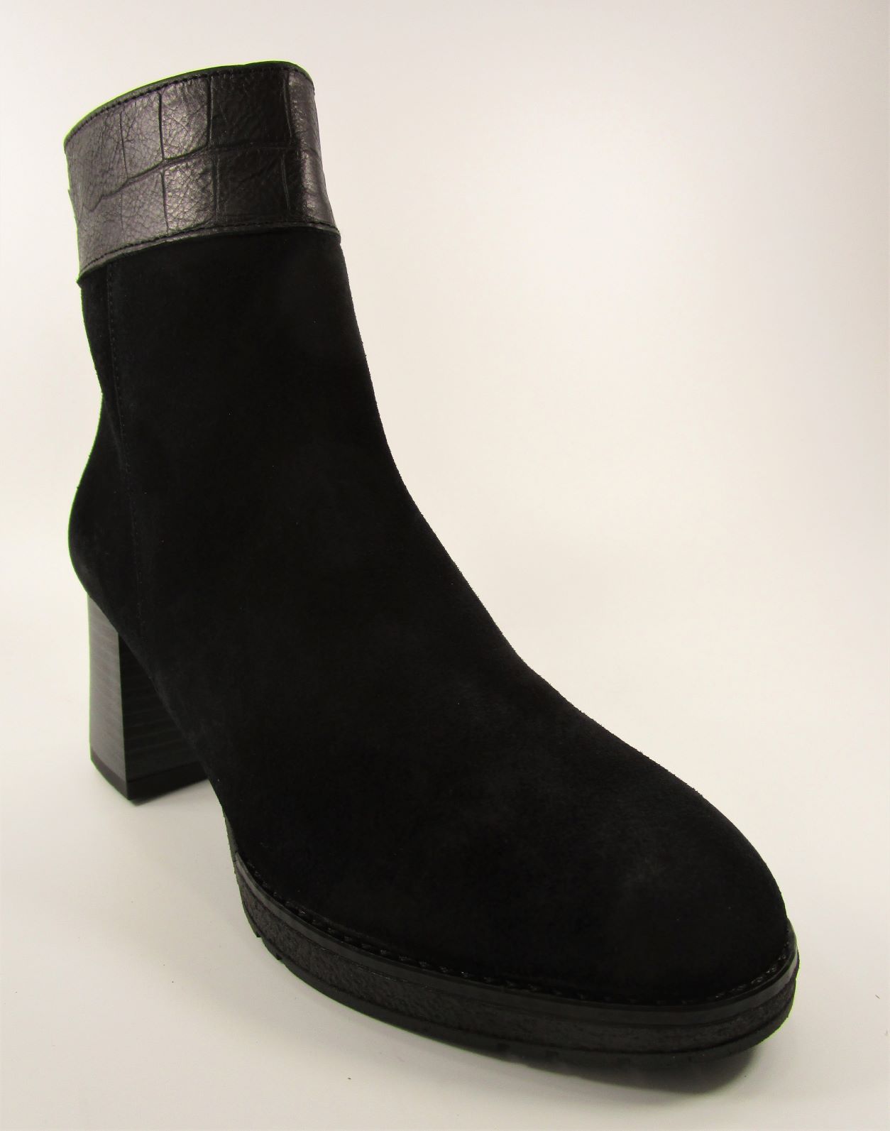 BOTIN PIEL SUN 1.1 - 1.3 TACON ALTO NEGRO