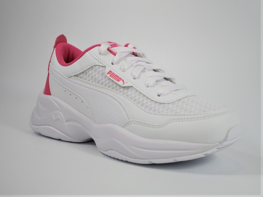 DEPORTIVO CILIA MODE MESH/SYNTHETIC LEATHER PUMA WHITE-BUBLLEGUM CORDONES