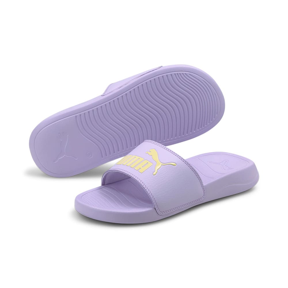 PALA PISCINA POPCAT 20 EVA/SYNTHETIC LEATHER LIGHT LAVENDER/ YELLOW PEAR