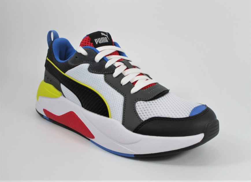 DEPORTIVO X-RAY MESH/SUEDE/SYNTHETIC LEATHER PUMA WHITE-PUMA BLACK-DARK SHADOW CORDONES