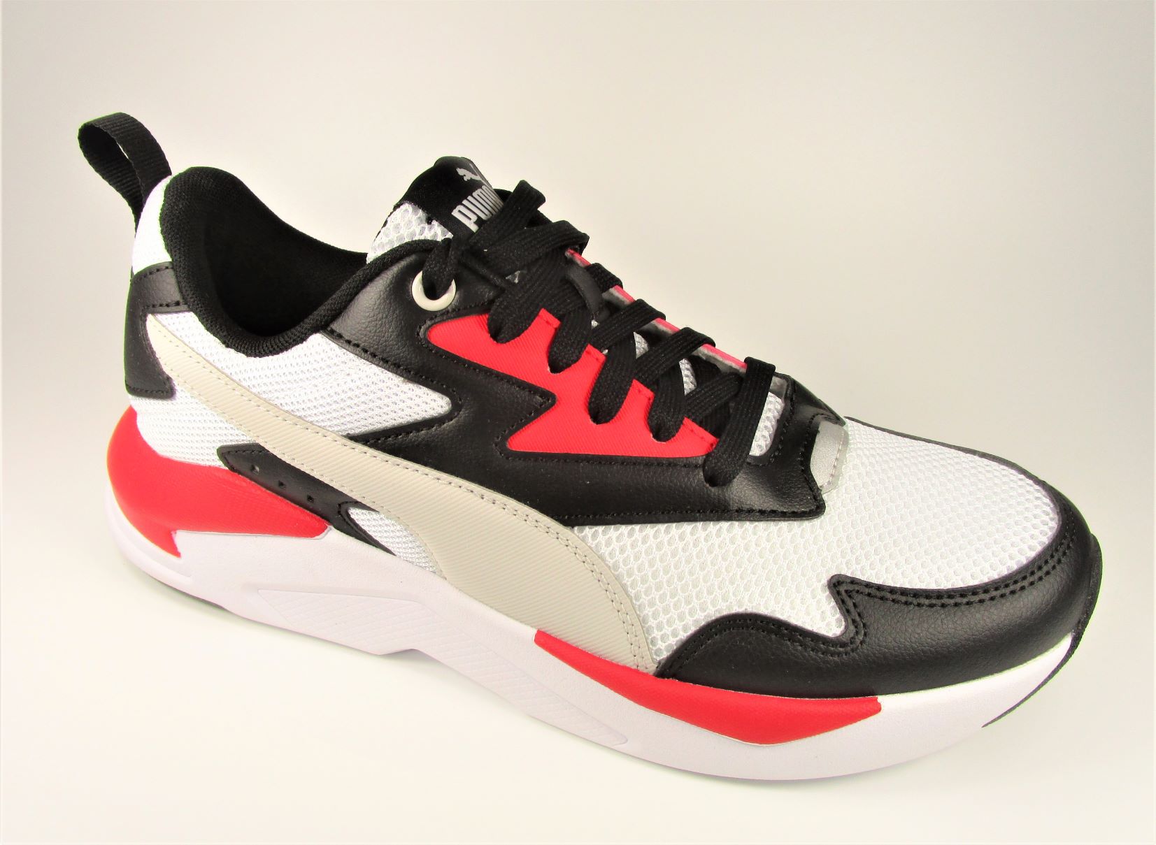 DEPORTIVO MESH / SYNTHETIC LEATHER X-RAY LITE BLACK - GRAY VIOLET - WHITE - RED