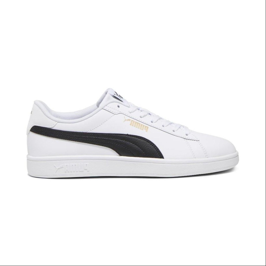 DEPORTIVO PUMA SMASH 3.0 BLANCO / NEGRO / ORO