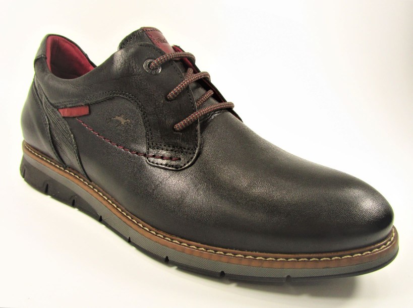 ZAPATO KIRO PIEL HABANA NEGRO