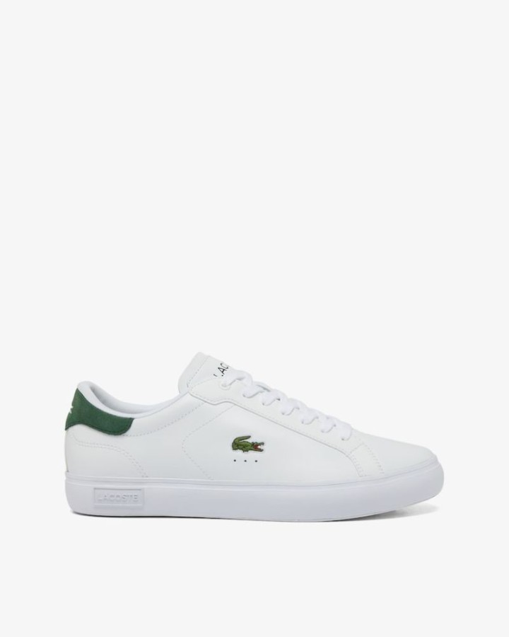 DEPORTIVO MENS POWERCOURT SNEAKERS WHITE / DARK GREEN