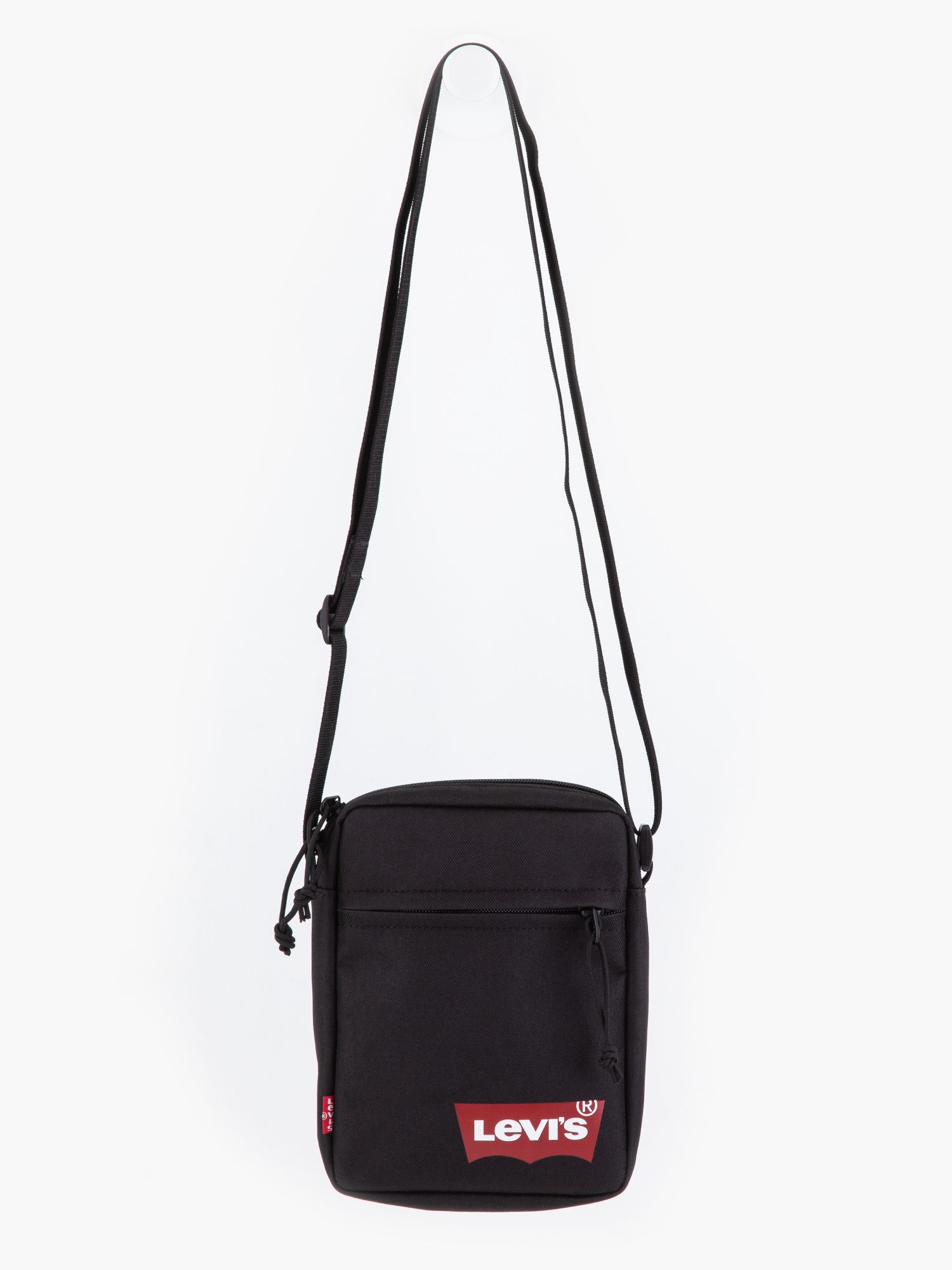 BANDOLERA MINI CROSSBODY SOLID (RED BATWING) POLISTER RECICLADO REGULAR BLACK