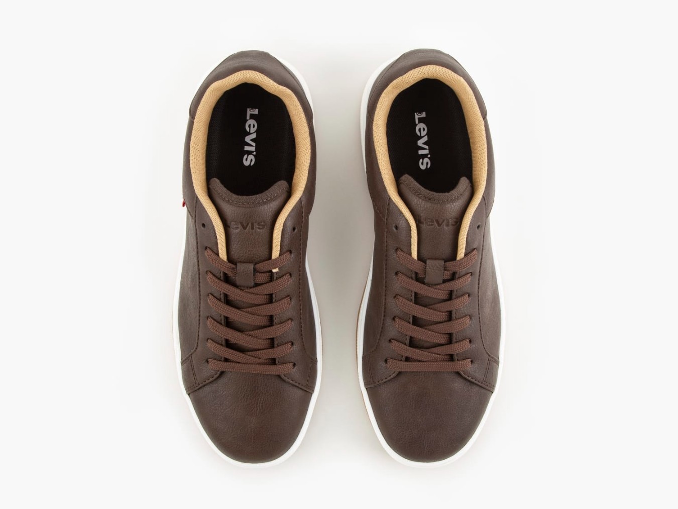 Zapatillas deportivas casual para Levis Piper color marrón