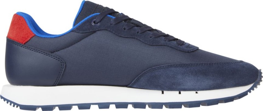 DEPORTIVO TOMMY JEANS LEATHER RUNNER TWILIGHT NAVY