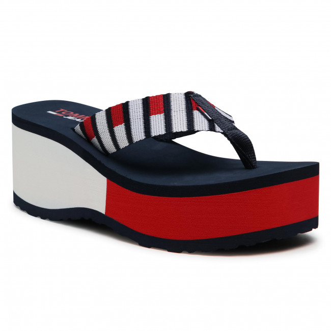 SANDALIA FLAG WEBBING HIGH BEACH SANDAL TWILIGHT NAVY