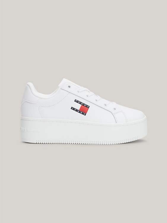 DEPORTIVO TOMMY JEANS WOMAN PLATFORM ESSENTIAL WHITE