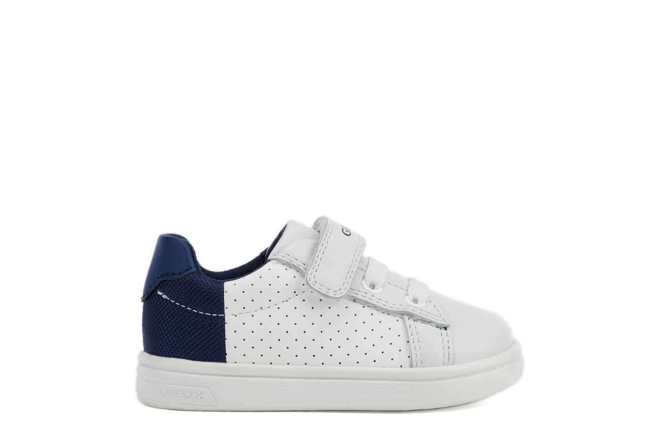 ADEPORTIVADO B DJROCK B. B CUERO/TEXTIL WHITE/NAVY VELCRO/CORDONES ELASTICOS