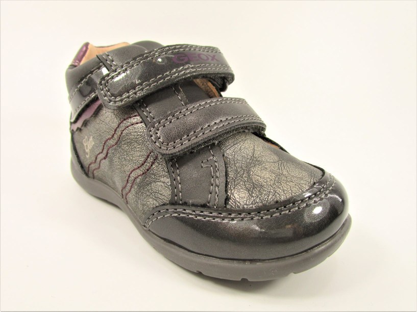 DEPORTIVA  B ELTHAN GIRL B. PIEL/SINTETICO DARK GREY/PURPLE