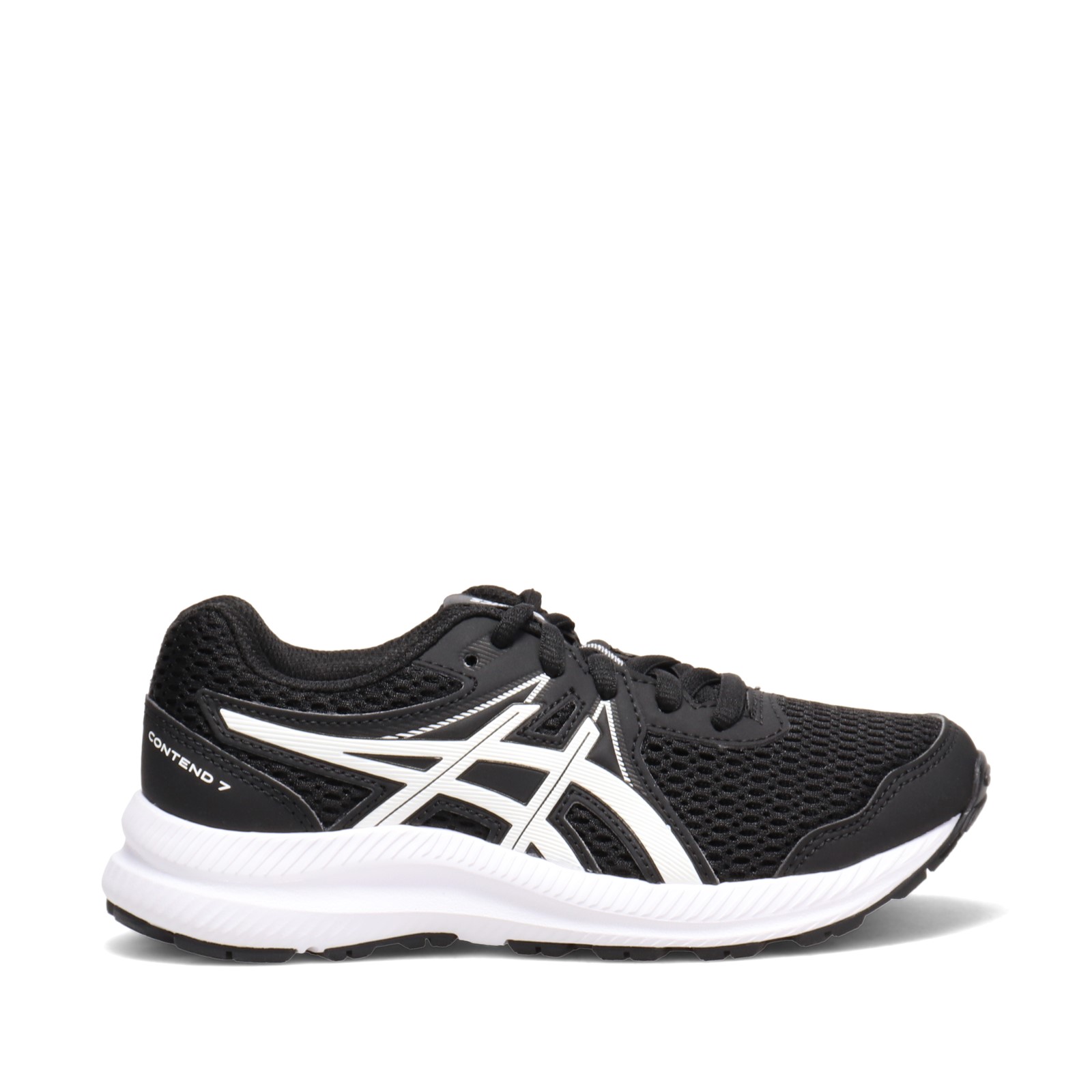 DEPORTIVO RUNNING GEL-CONTEND 7 JUNIOR NEGRO/BLANCO