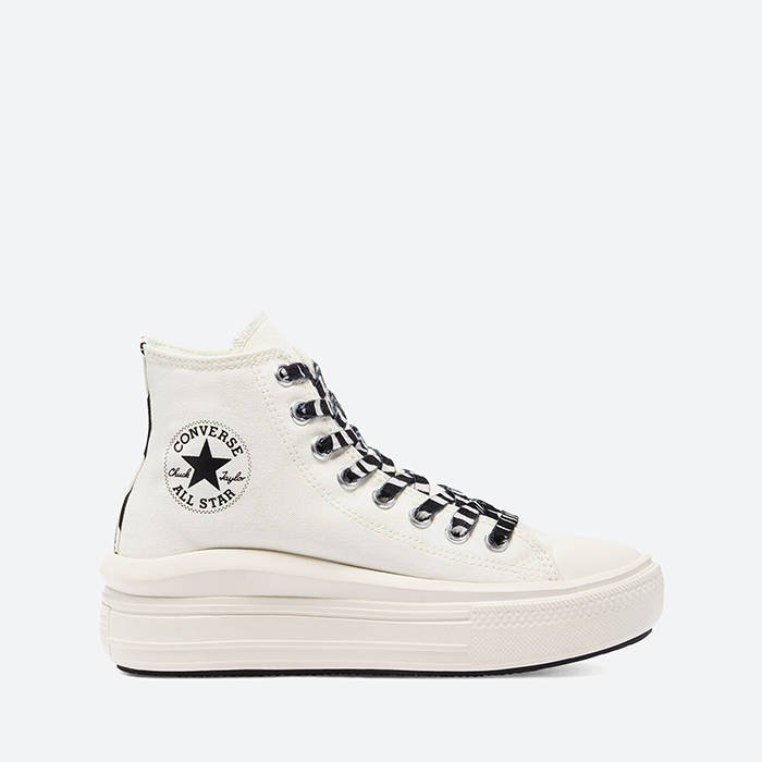 BOTA PLATAFORMA Chuck Taylor All Star Move High EGRET/BLACK