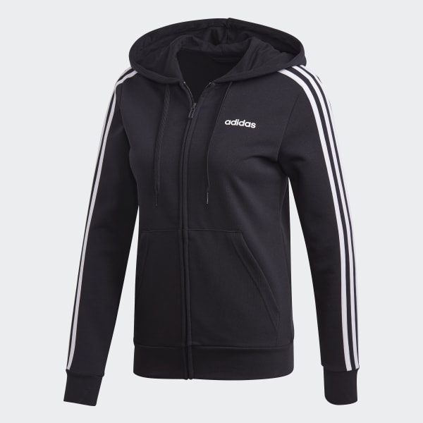 SUDADERA CREMALLERA CAPUCHA W E 3S FZ HD 52% ALGODN, 48% POLYESTER RECICLADO BLACK/WHITE