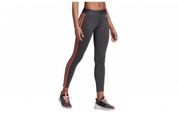 LEGGIN LARGO W E 3S TIGHT 92% ALGODN 8% ELASTN DARK GREY HEATHER/SEMI CORAL