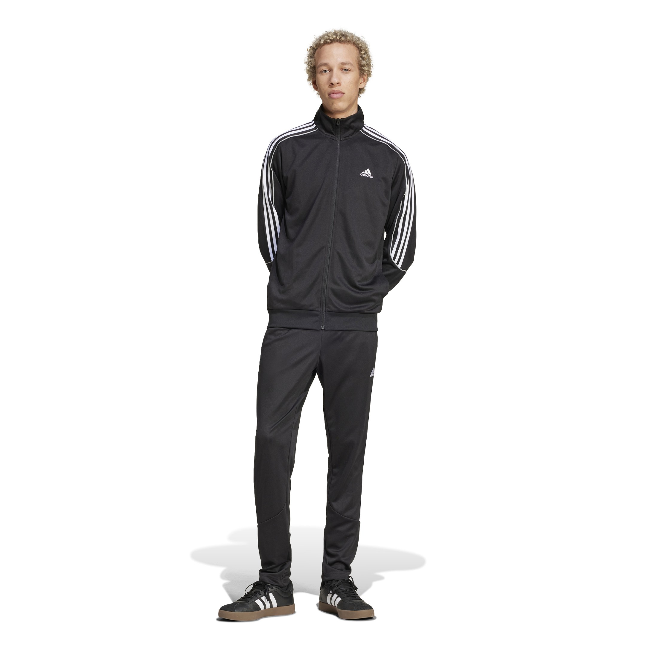 CHNDAL SPORTSWEAR 3 STRIPES DOUBLELNIT TRACKSUIT NEGRO