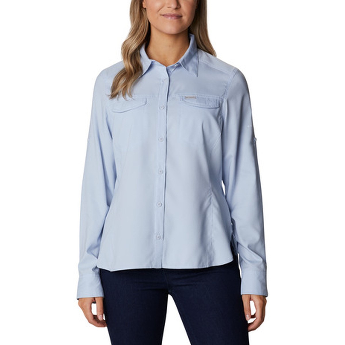 CAMISA MANGA LARGA Silver Ridge Lite Long Sleeve Shirt Omni-Wick Ripstop 100% polyester FADED SKY