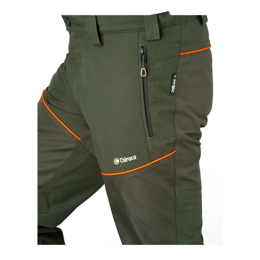 Pantalones verdes de caza marca Chiruca Silvano Pro para hombre