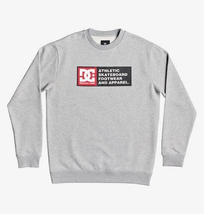 SUDADERA DENSITY ZONE CREW  ALGODON/POLYESTER HEATHER GREY