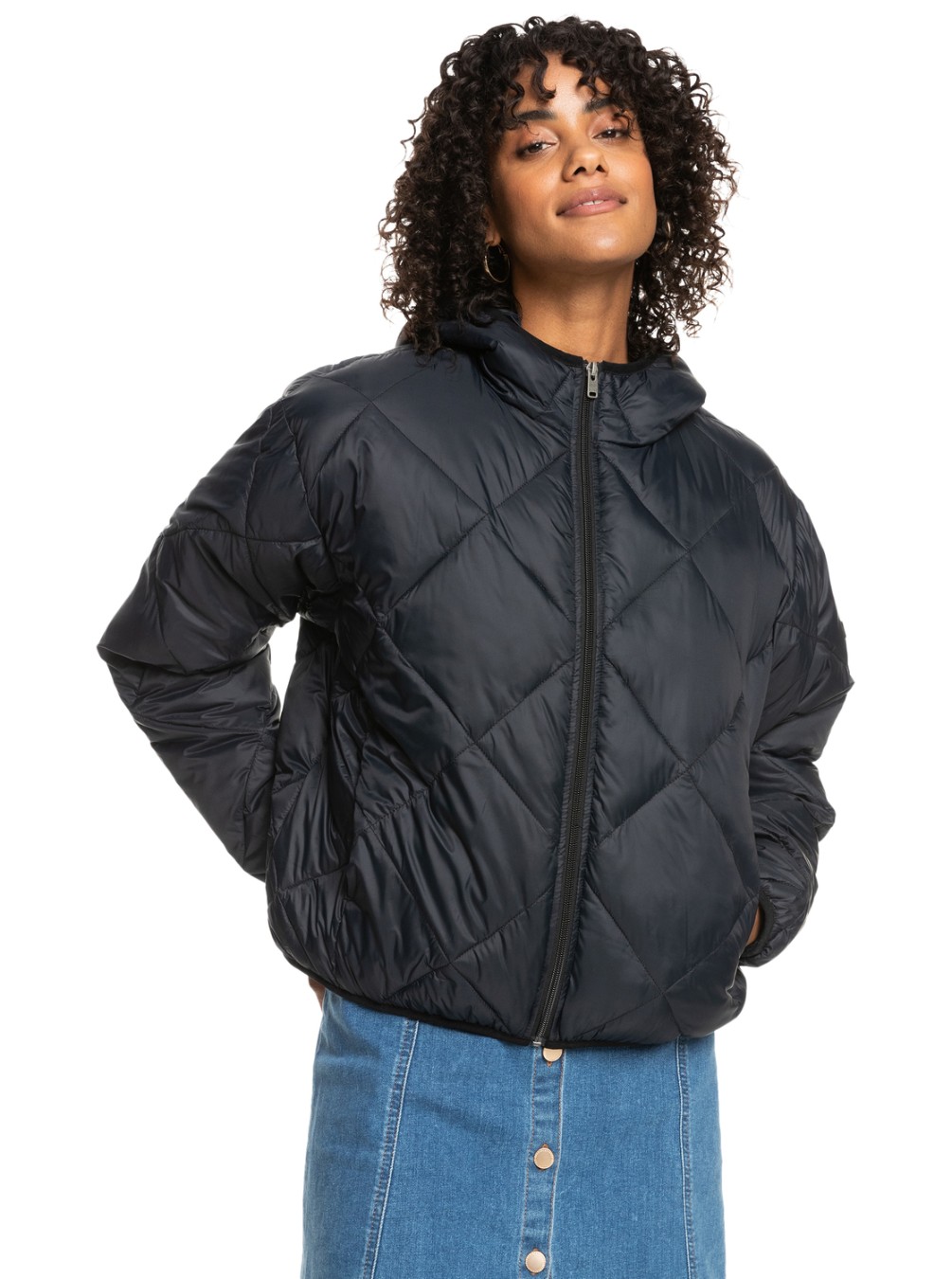 CHAQUETA WIND SWEPT HOODED ANTHRACITE