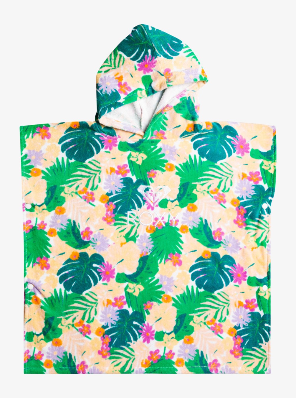 PONCHO TW STAY MAGICAL PRINTED MINT TROPICAL TRAILS