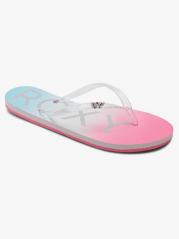 CHANCLA  VIVA JELLY PVC-Free materials WHITE/CRAZY PINK/TURQUOISE