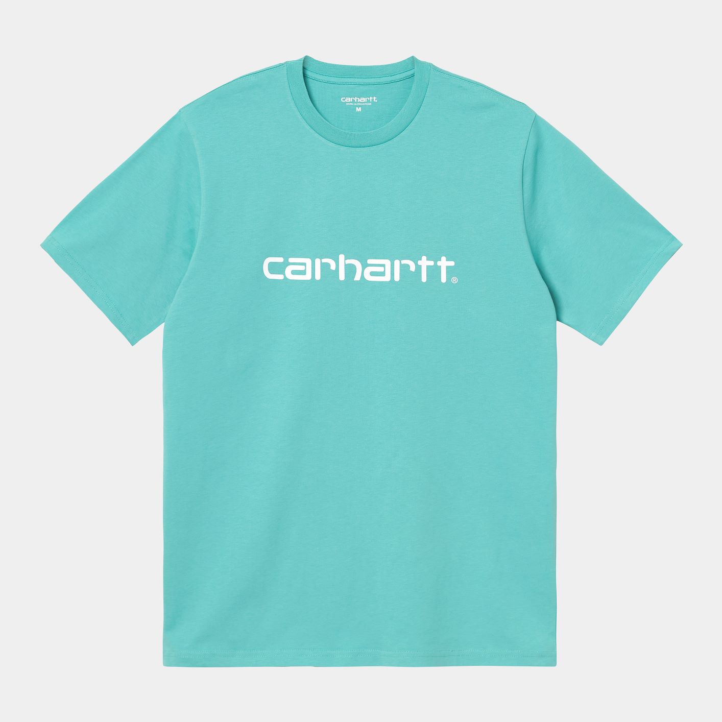 CAMISETA MANGA CORTA S/S Script T-Shirt 100% Cotton Single Jersey, 190 g/sqm Bondi/White