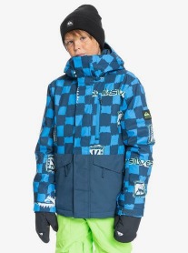 CHAQUETON MISSION PRINTED BLOCK YOUTH JK 100% Polyester FRENCH BLUE R