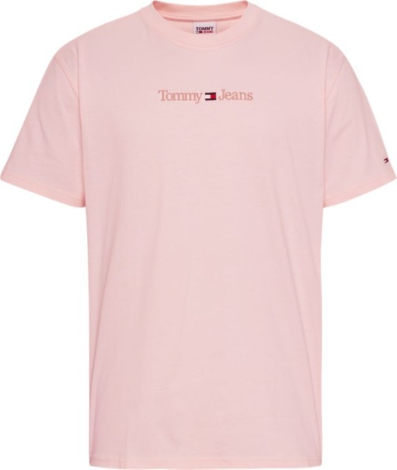 Tommy Camiseta Rosa Jeans