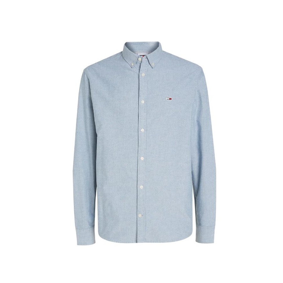 CAMISA MANGA LARGA TOMMY JEANS MAN ENTRY REGULAR OXFORD EXT DEEP SEAWATER