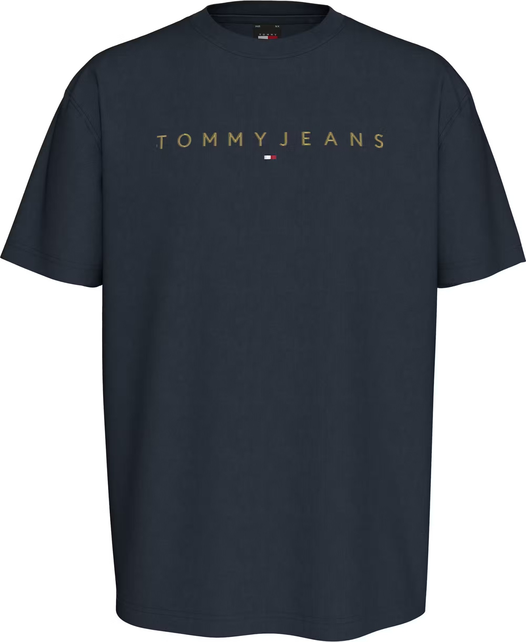 CAMISETA MANGA CORTA TOMMY JEANS MAN REGULAR GOLD LINEAR LOGO TEE EXT DARK NIGHT NAVY