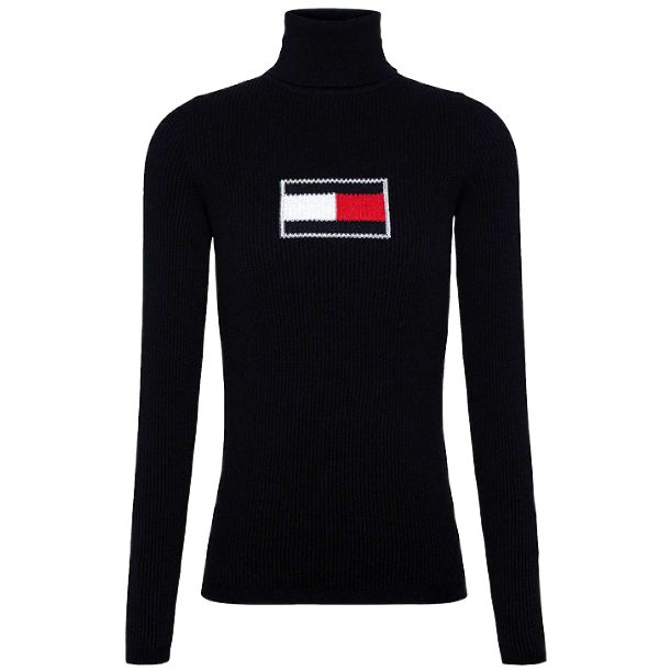 JERSEY TJW TOMMY FLAG ROLL NECK 95%COTTON 5% CASHMERE