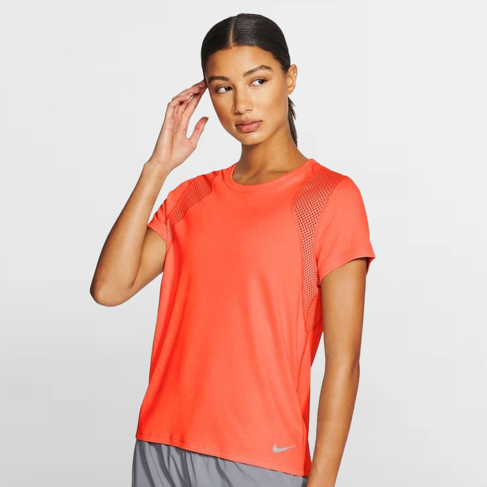 CAMISETA MANGA CORTA RUN WOMENS NARANJA