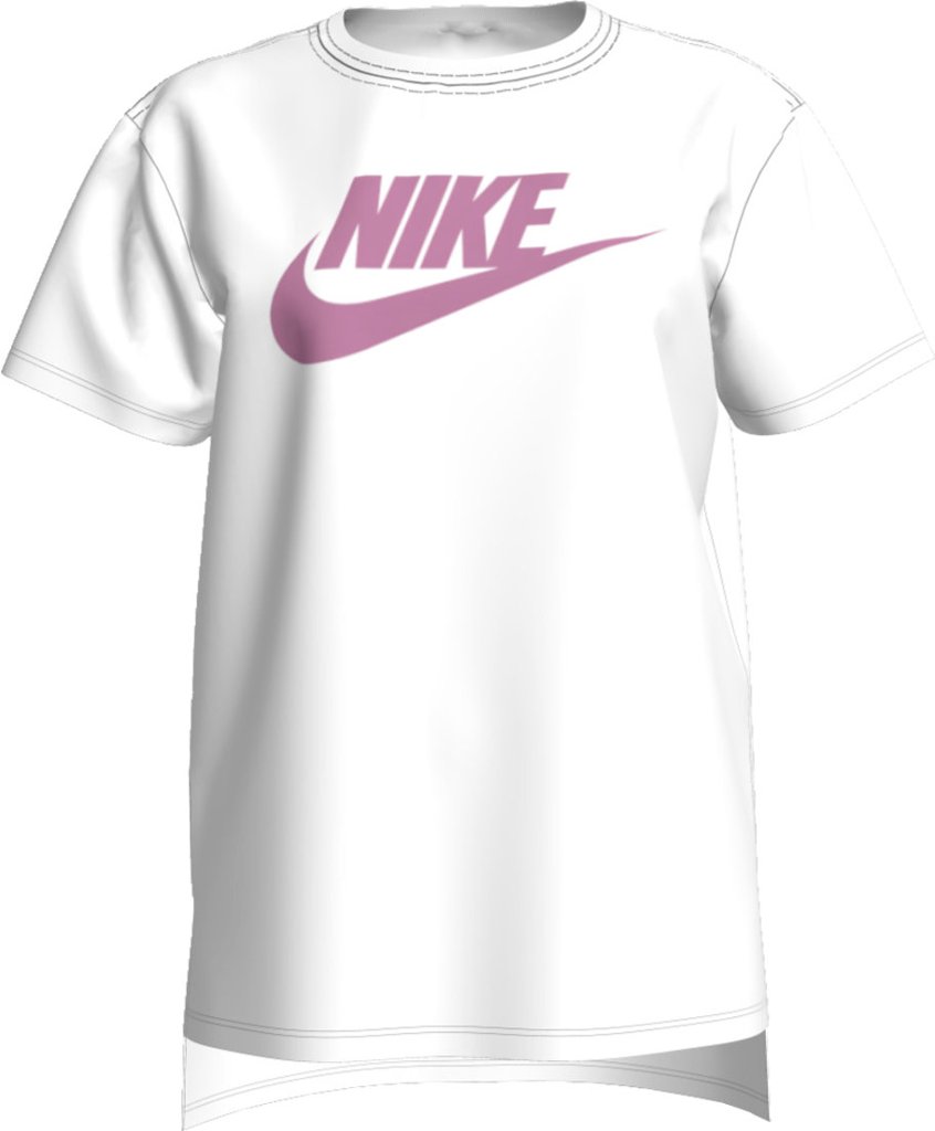 CAMISETA MANGA CORTA  SPORTSWEAR BLANCO/ROJO