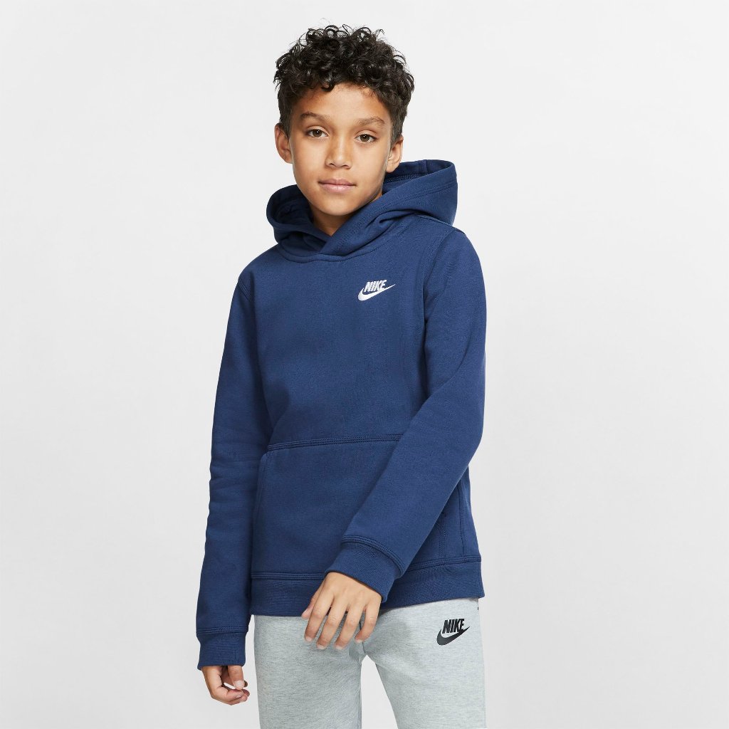 SUDADERA CAPUCHA B NSW HOODIE PO CLUB  AA MARINO