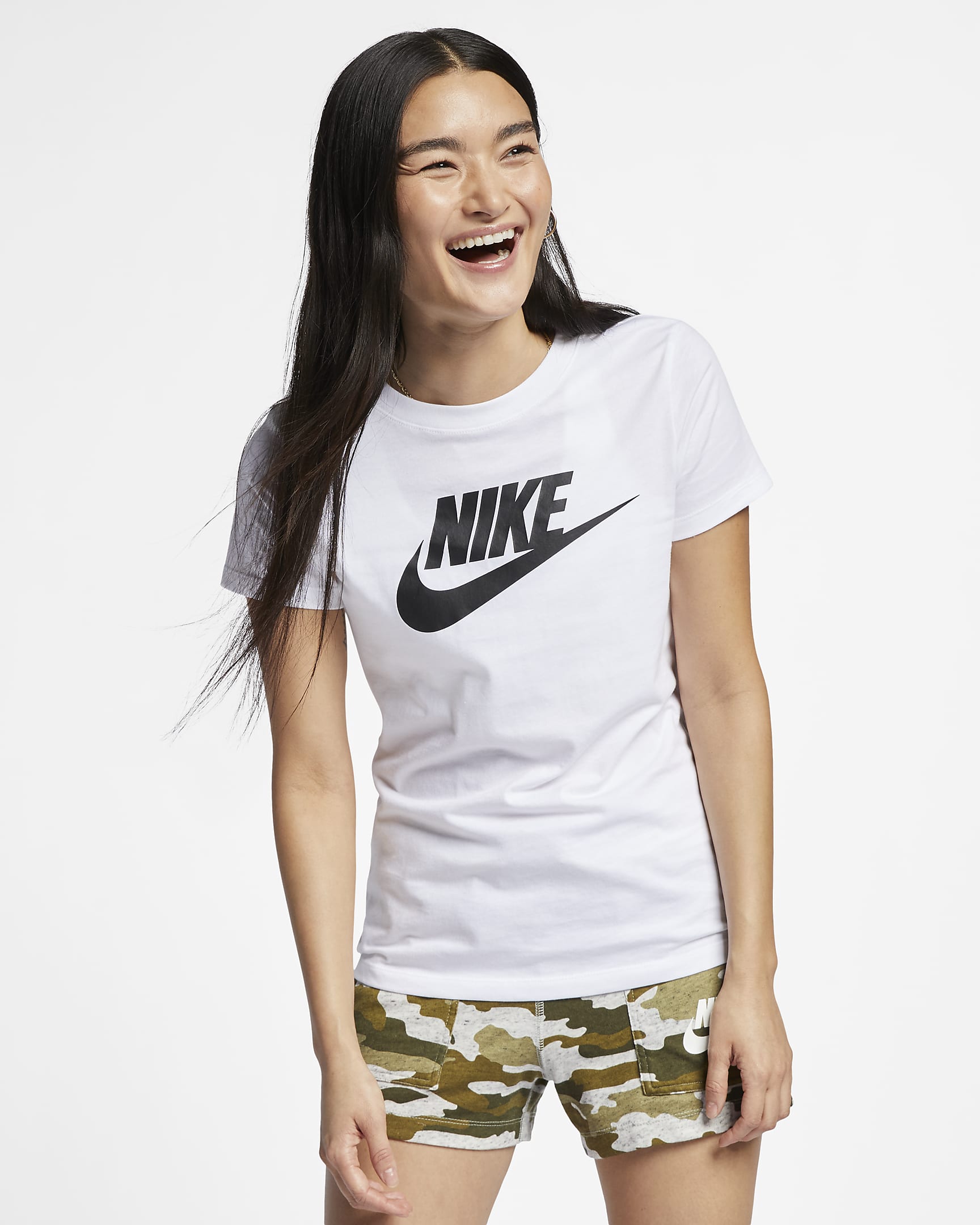 CAMISETA MANGA CORTA Nike Sportswear Essential T-shirt BLANCO TEJIDO: LISO 100% ALGODN, JASPEADO: 50%-100% ALGODN 0%-50 POLESTER