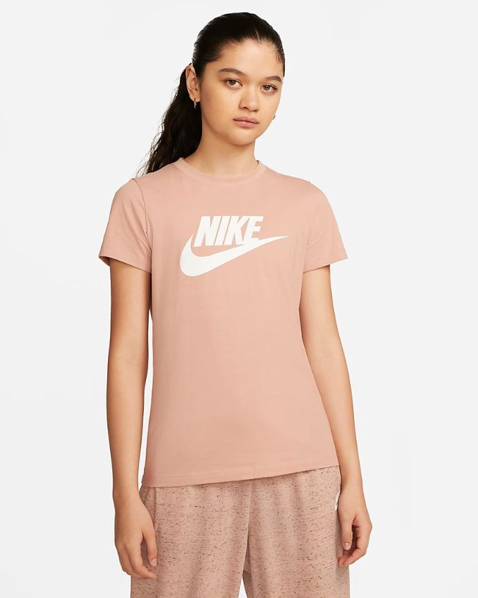 CAMISETA MANGA CORTA Nike Sportswear Essential T-shirt ROSA/BLANCO