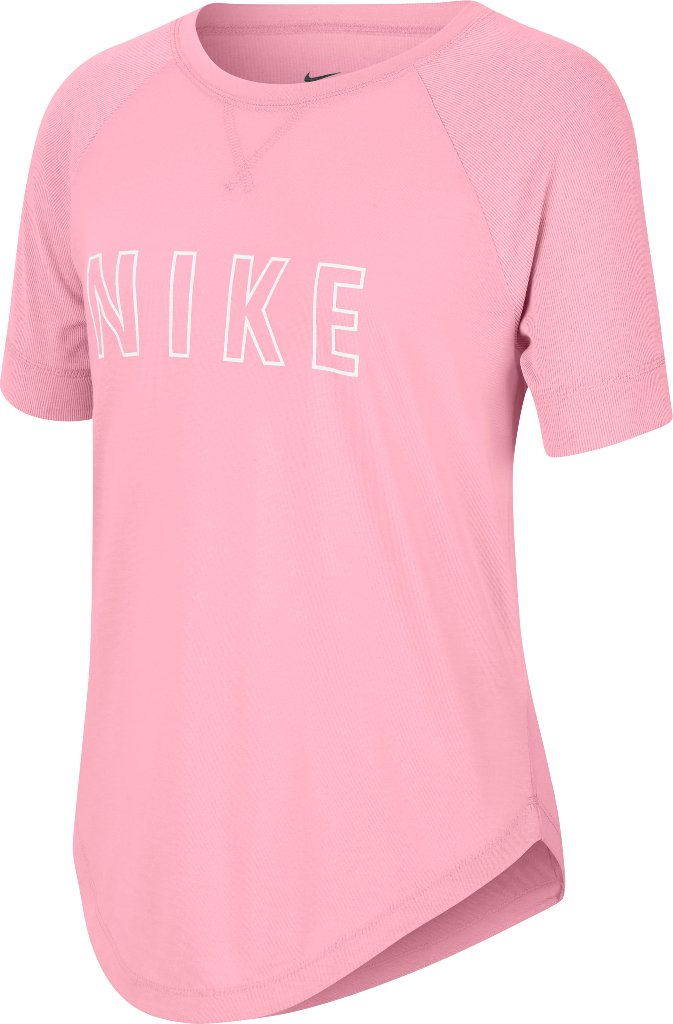 CAMISETA MANGA CORTA DRY-FIT TROPHY BIG KIDS GIRLS ROSA