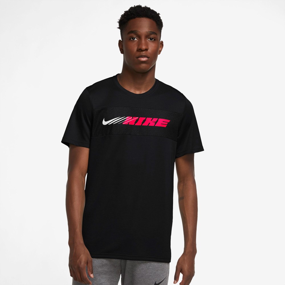 CAMISETA MANGA CORTA  Nike Dri-fit Superset 
Mens Short-sleeve Training Top NEGRO