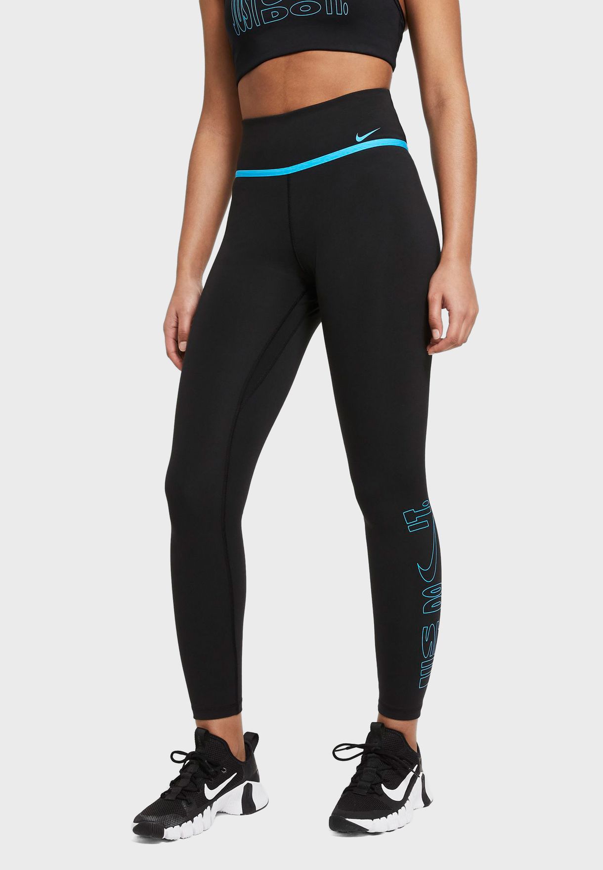 LEGGING W ONE ICON CLASH 7/8 TIG NEGRO