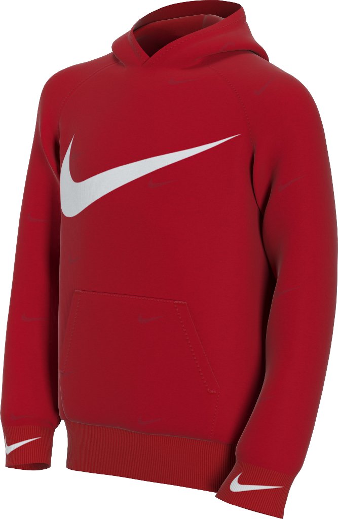 SUDADERA CAPUCHA SPORTSWEAR SWOOSH BIG KIDS BOYS ROJO