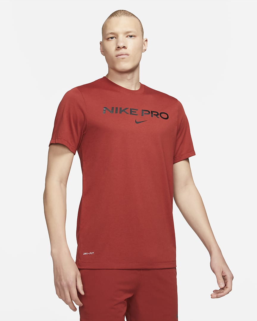 CAMISETA MANGA CORTA Nike Pro 
Mens T-shirt MARRON