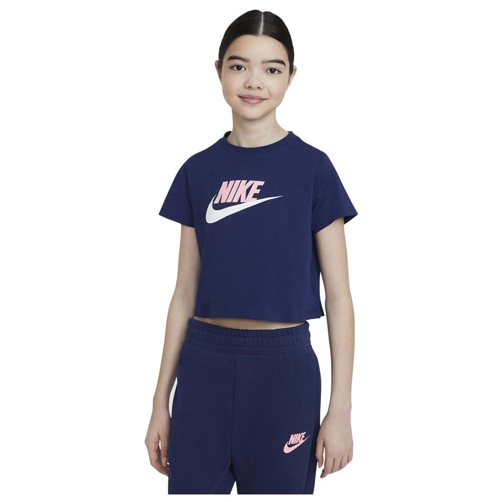 CAMISETA MANGA CORTA Nike Sportswear 
Big Kids (girls) Cropped T-shirt  MARINO