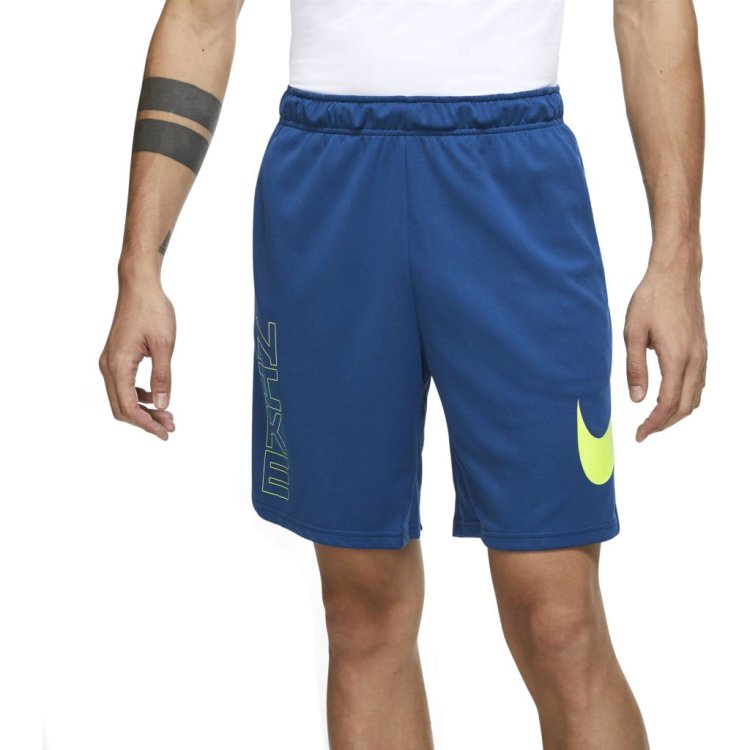 PANTALON CORTO RUNNING Nike Dri-FIT Sport Clash Mens Knit FA21 AZUL